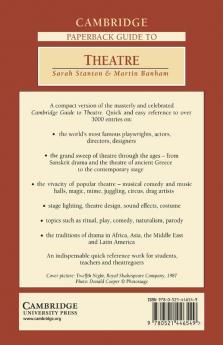 The Cambridge Paperback Guide to Theatre