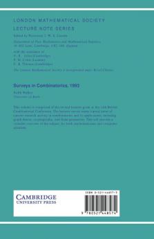 Surveys in Combinatorics 1993