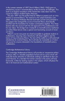Theory of Algebraic Invariants