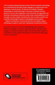 Linguistic Anthropology