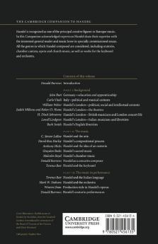 The Cambridge Companion to Handel