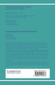 Local Analysis for the Odd Order Theorem