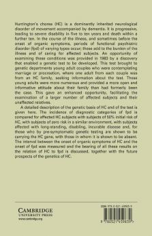 A Clinico-Genetic Study of Psychiatric Disorder in Huntington's Chorea