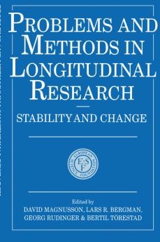 Problems and Methods in Longitudinal Research