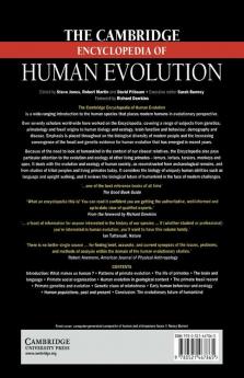 The Cambridge Encyclopedia of Human Evolution