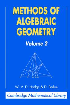 Methods of Algebraic Geometry