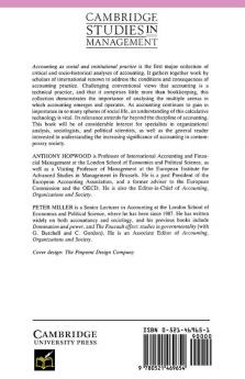 Accounting as Social and Institutional Practice