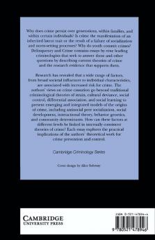 Delinquency and Crime