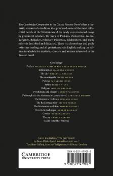 The Cambridge Companion to the Classic Russian Novel