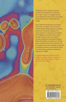 Polymers at Surfaces and Interfaces