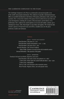 The Cambridge Companion to the Piano