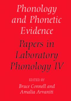 Phonology and Phonetic Evidence