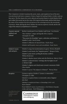 The Cambridge Companion to Schubert
