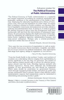 The Political Economy of Public Administration