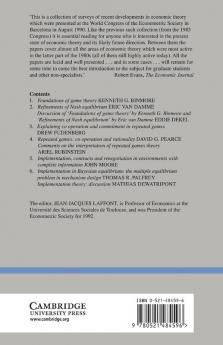 Advances in Economic Theory