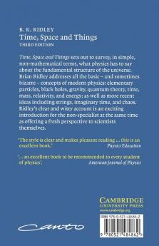 Time Space and Things