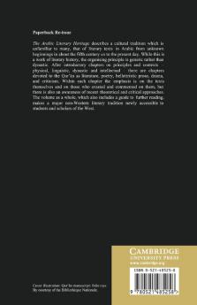 The Arabic Literary Heritage