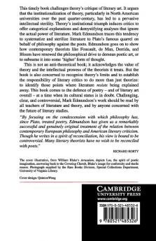 Literature Against Philosophy Plato to Derrida