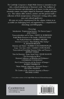 The Cambridge Companion to Ralph Waldo Emerson