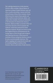 The Cambridge Introduction to Early American Literature