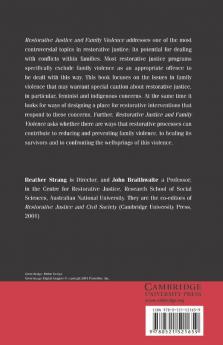 Restorative Justice and Family Violence