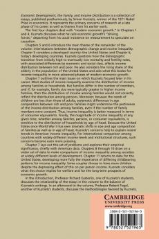 Economic Development the Family and Income Distribution