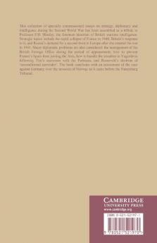 Diplomacy and Intelligence During the Second World War