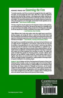 Governing the Firm