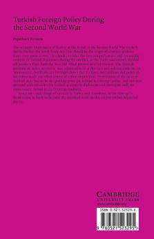 Turkish Foreign Policy During the Second World War