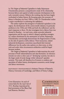 The Origins of Industrial Capitalism in India