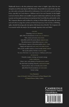 The Cambridge Companion to Aphra Behn