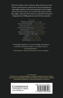 The Cambridge Companion to English Renaissance Drama