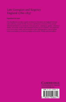Late Georgian and Regency England 1760 1837