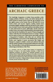 The Cambridge Companion to Archaic Greece
