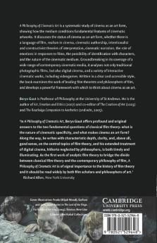 A Philosophy of Cinematic Art