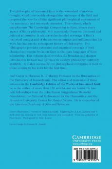 The Cambridge Companion to Kant and Modern Philosophy