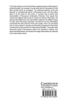 Jean-Jacques Rousseau and the 'Well-Ordered Society'