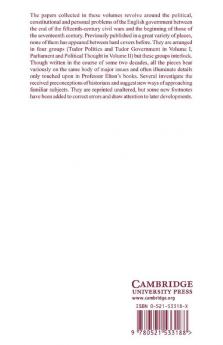 Studies in Tudor and Stuart Politics and Government