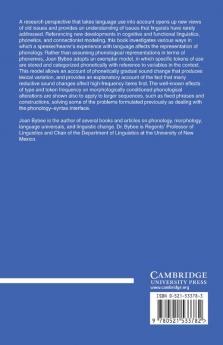 Phonology and Language Use