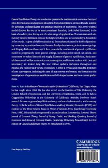 General Equilibrium Theory