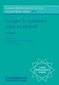 Groups St Andrews 2001 in Oxford