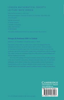 Groups St Andrews 2001 in Oxford