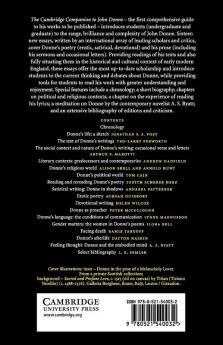 The Cambridge Companion to John Donne