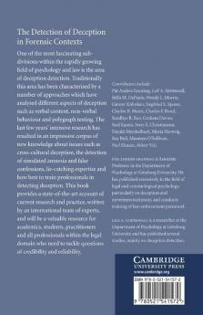 The Detection of Deception in Forensic Contexts