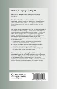 The Impact of High-Stakes Examinations on Classroom Teaching