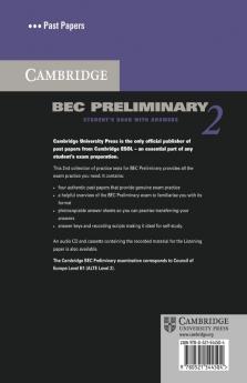 Cambridge Bec Preliminary 2 with Answers