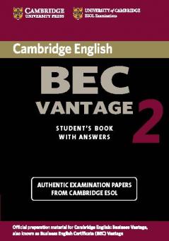 Cambridge BEC Vantage 2 Student's Book with Answers