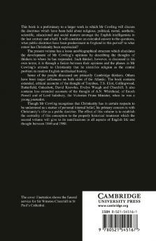 Religion and Public Doctrine in Modern England