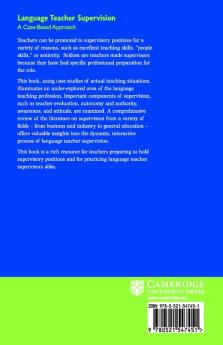 Language Teacher Supervision
