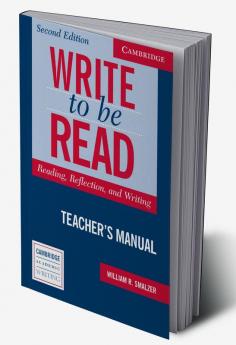 Write to Be Read Teacher's Manual